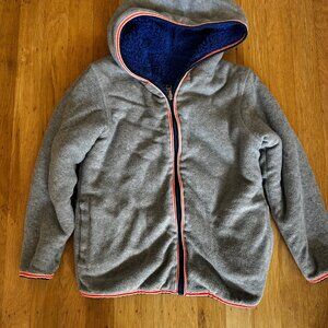 Boden Reversible Fleece Jacket Size 6-7Y